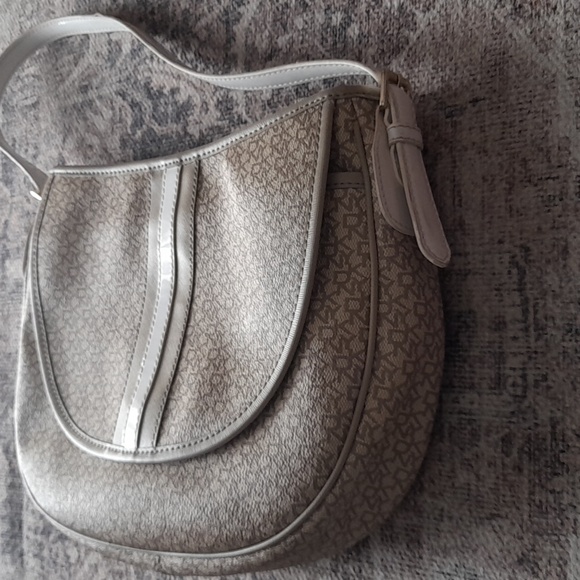 DNKY saddle bag in tan - Picture 4 of 5